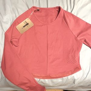 Whitney Simmons x Gymshark Long Sleeve Crop - Pink